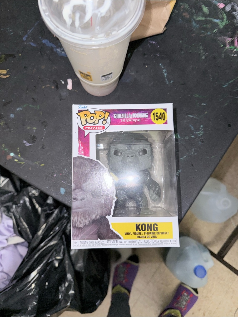 Funko Kong Pop! Movies Vinyl Figure - Gray and Yellow Box Accents
